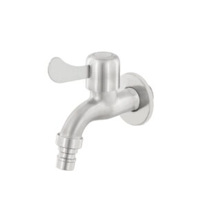 Приборный кран Venta *″ угловой, нержавеющая сталь (VO713PS)
