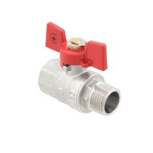 Шаровой кран PLM Strong 1/2″ ВН прямой, латунь (PSV11)