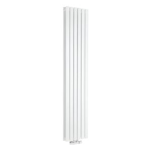 Дизайнерский радиатор Rastas Aurora 2 1500x360 вертикальный, белый матовый