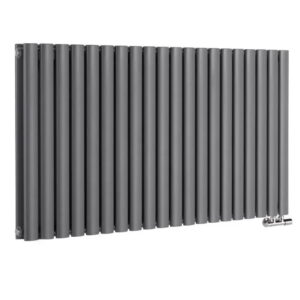 Дизайнерский радиатор Rastas Aurora 2 500x1500 горизонтальный, антрацит матовый