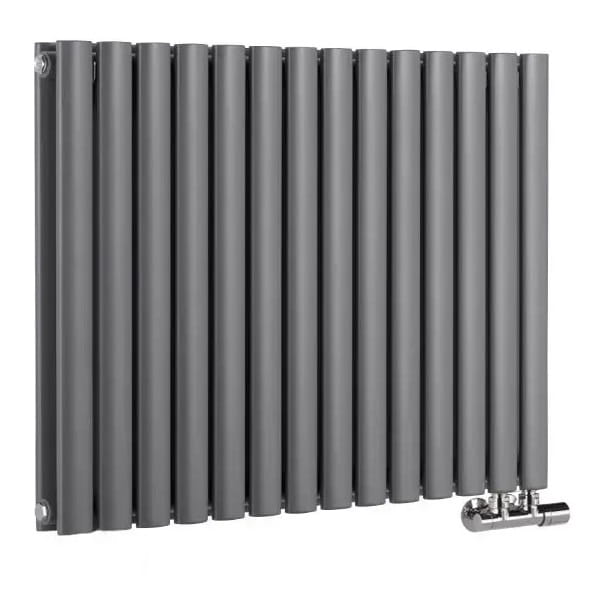 TPT-RR-UT500600DA_0 Дизайнерский радиатор Rastas Aurora 2 500x600 горизонтальный, антрацит матовый
