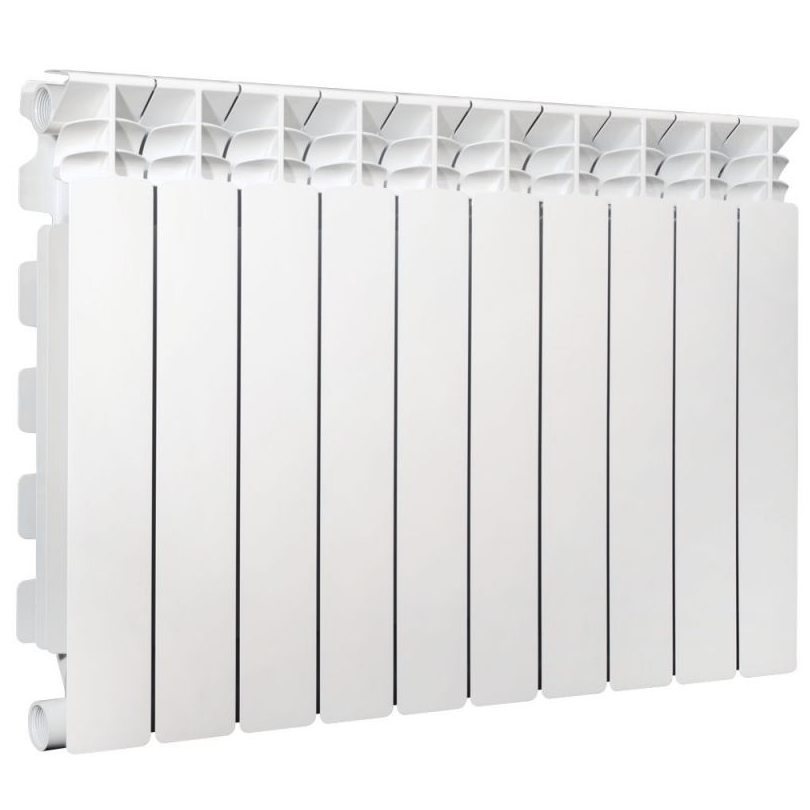 V64003410 Алюминиевый радиатор Nova Florida Libeccio C2 500/100 боковое подключение, белый (10 секций) (V64003410)