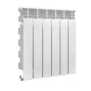 Алюминиевый радиатор Nova Florida Desideryo D4 350/100 боковое подключение, белый (6 секций в сборе) (V68201406)