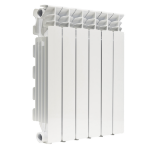 Алюминиевый радиатор Nova Florida Extrathermserir Super B4 500/100 боковое подключение, белый (6 секции в сборе) (V68903406)