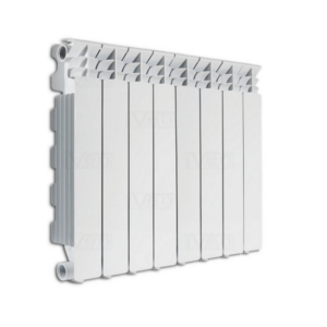 Алюминиевый радиатор Nova Florida Extrathermserir Super B4 500/100 боковое подключение, белый (8 секций в сборе) (V68903408)