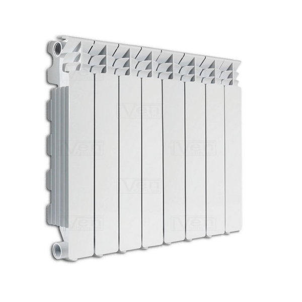 V68903408 Алюминиевый радиатор Nova Florida Extrathermserir Super B4 500/100 боковое подключение, белый (8 секций в сборе) (V68903408)