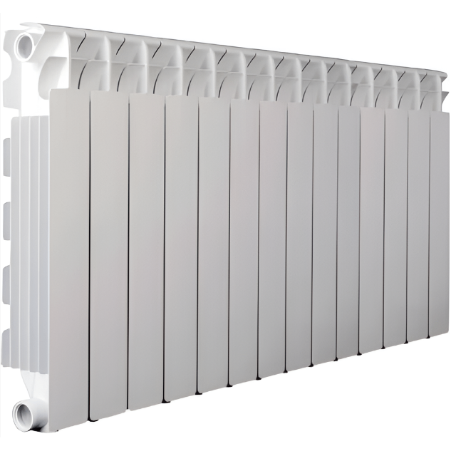 V68903414 Алюминиевый радиатор Nova Florida Extrathermserir Super B4 500/100 боковое подключение, белый (14 секций в сборе) (V68903414)