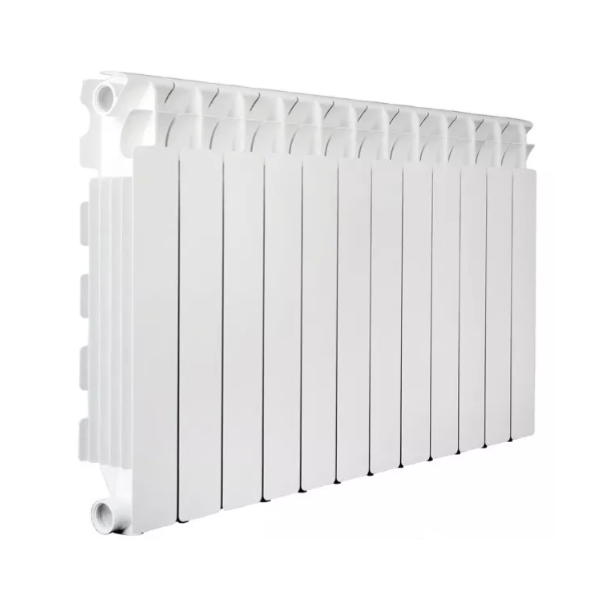V70103412 Алюминиевый радиатор Fondital Aleternum B4 500/100 боковое подключение, белый (12 секций в сборе) (V70103412)