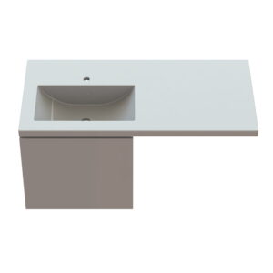 Тумба в ванную Snail Вирджиния 600х610 L подвесная