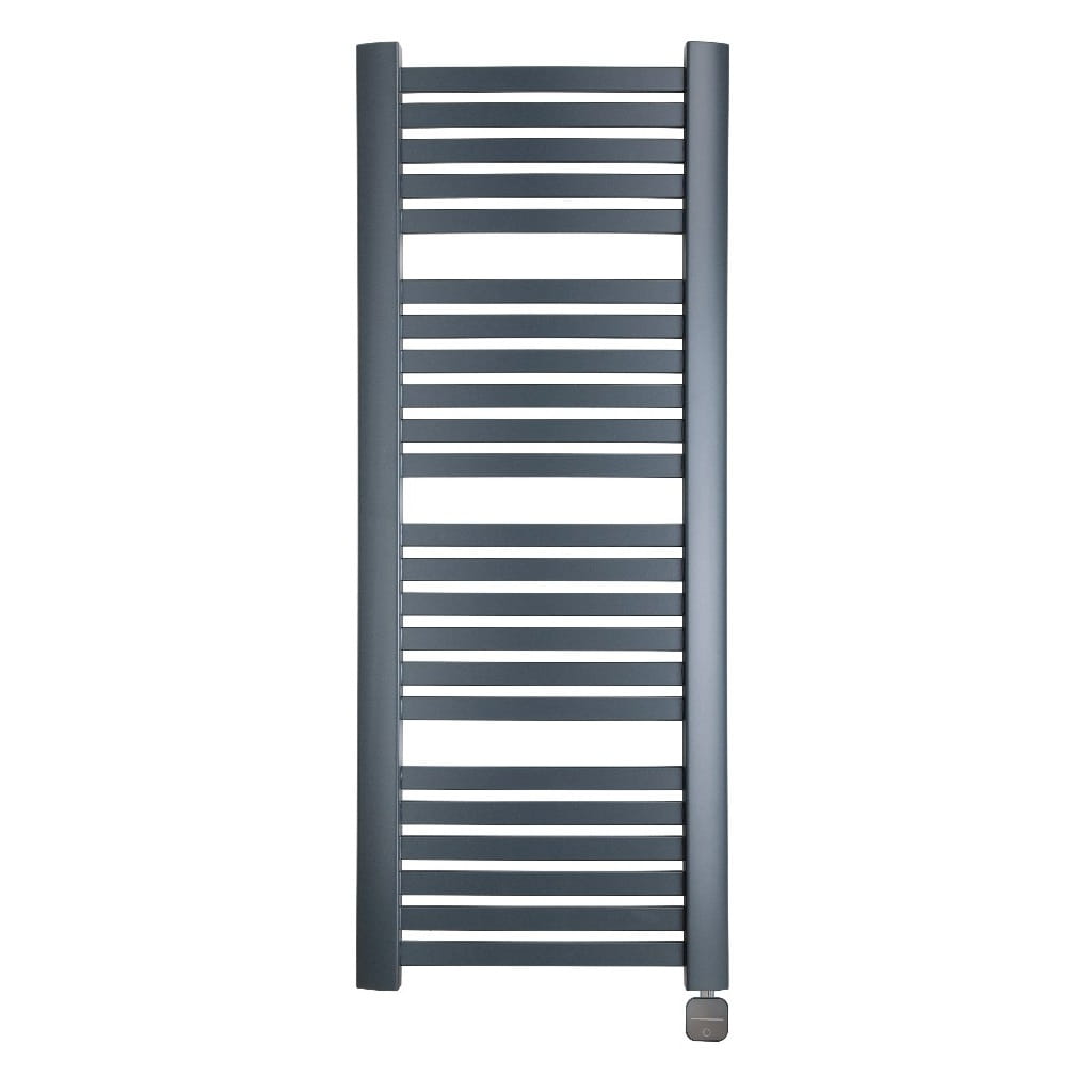20211009-053 Электрический полотенцесушитель Luxrad Kastor 945x480 вертикальный, антрацит матовый (KAST9454807016EPPA300)