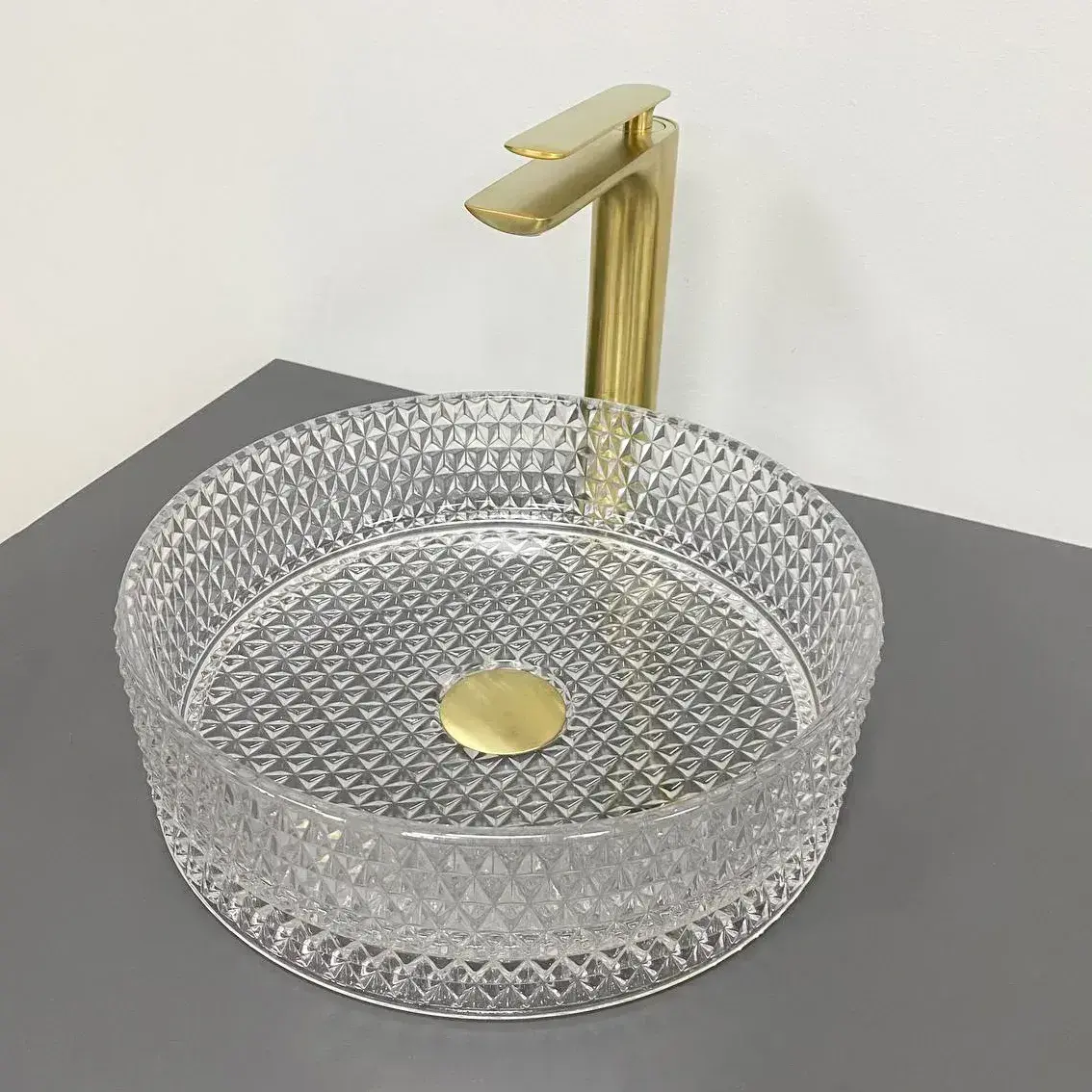 72345366400403 Умывальник накладной VBI Sepino 350х350 круглый