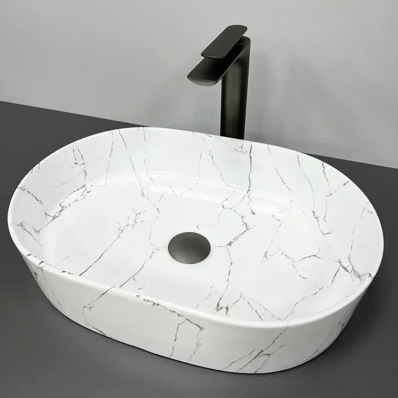 VBI-011313 Умывальник накладной VBI Verona 500х340 овальный