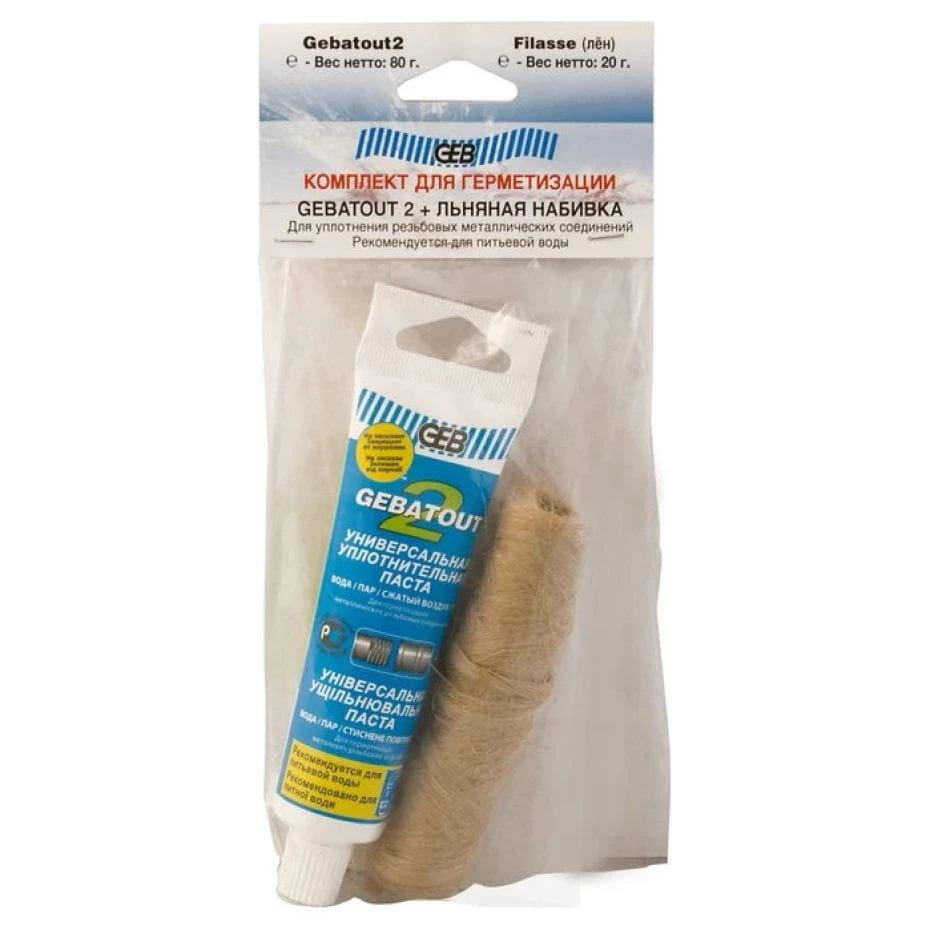 AKD35922_0 Комплект для герметизации Gebatout (Паста+Пакля) (103104)