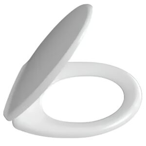 Сиденье для унитаза NOVA King пластик, с микролифтом, мягкое, быстросъемное, белое, без упаковки