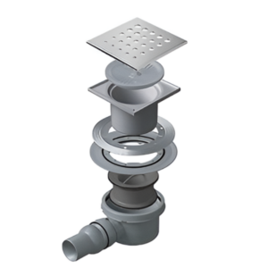 Трап для душа Peštan Confluo Standard Drops 150x150 мм