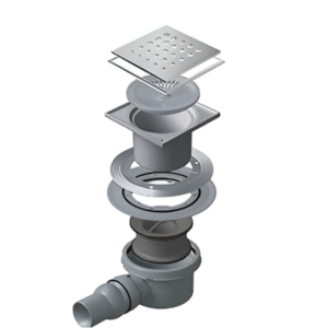 Трап для душа Peštan Confluo Standard Drops 150x150 мм