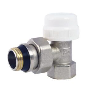 Кран радиаторный FADO 1/2″ ВН угловой, латунь (KT01)