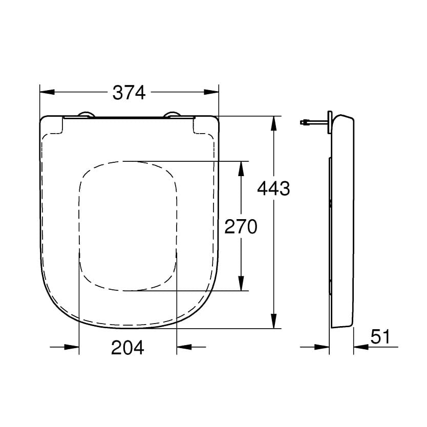 LM-0060590000_2 Сидение для унитаза Grohe Euro Ceramic дюропласт, с микролифтом Soft-Close