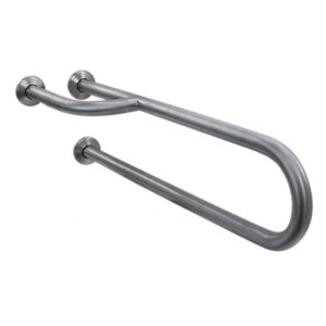 Поручень тройной NOFER 600х154х160 из нержавеющей сатин (15047.S)