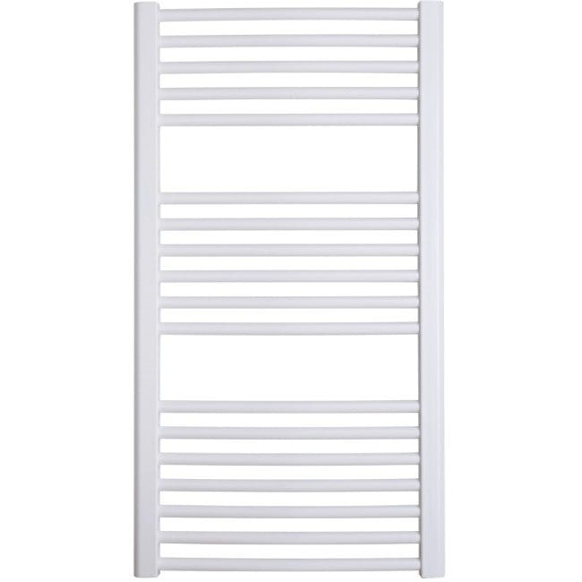 LUX-BASICG9225009003_0 Водяной полотенцесушитель Luxrad Basic G 922х500 углеродистая сталь, белый матовый (BASICG9225009003)