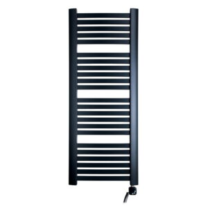 Электрический полотенцесушитель Luxrad Kastor 945x480 вертикальный, черный матовый (KAST945480S040EPVBM600)