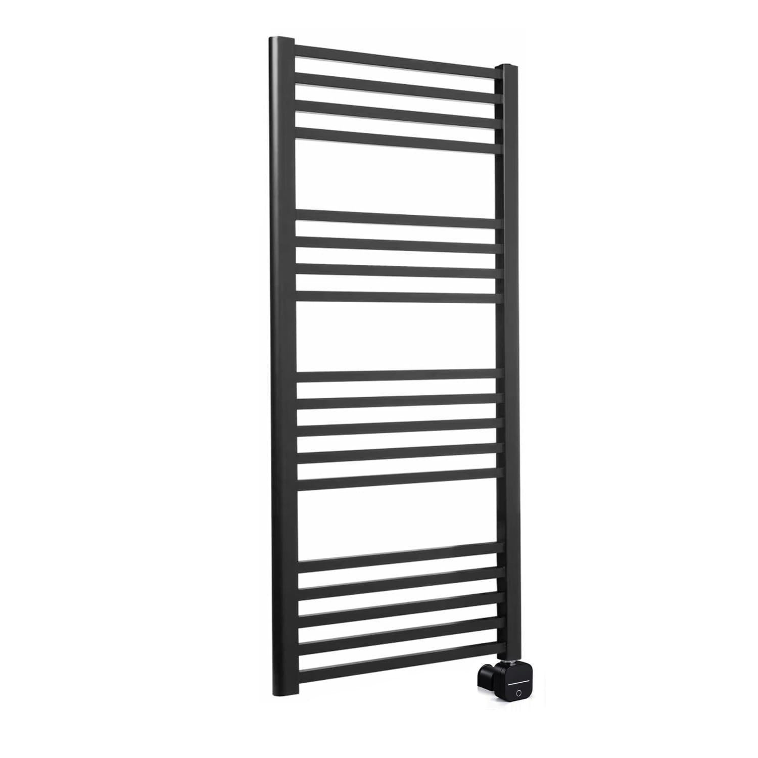 LUX-MAX1200500S040EPPBM600_0 Электрический полотенцесушитель Luxrad Max 1200x500 вертикальный, черный матовый (MAX1200500S040EPPBM600)