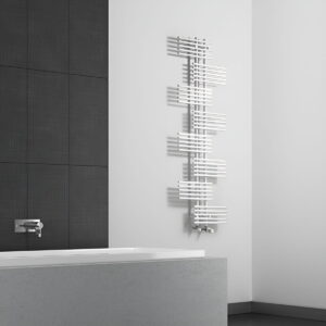 Водяной полотенцесушитель Luxrad Neptun 874x650 углеродистая сталь, белый матовый (NEP8746529003)