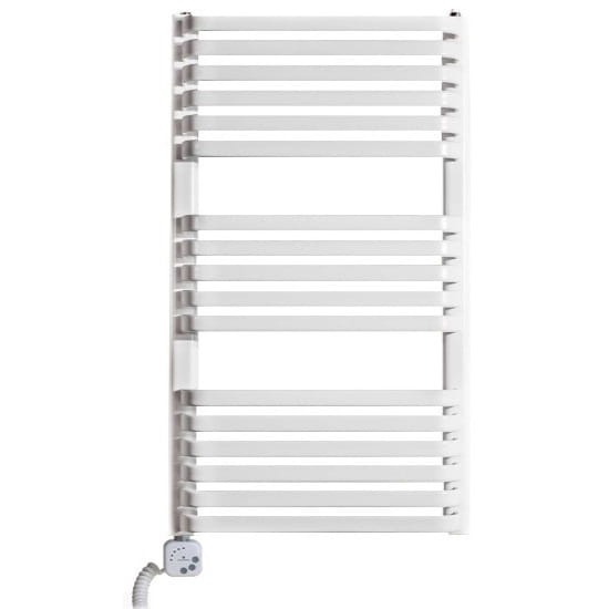 LUX-PIA9345309003EPVW600_0 Электрический полотенцесушитель Luxrad Piatto 934х530 вертикальный, белый матовый (PIA9345309003ELVW600)