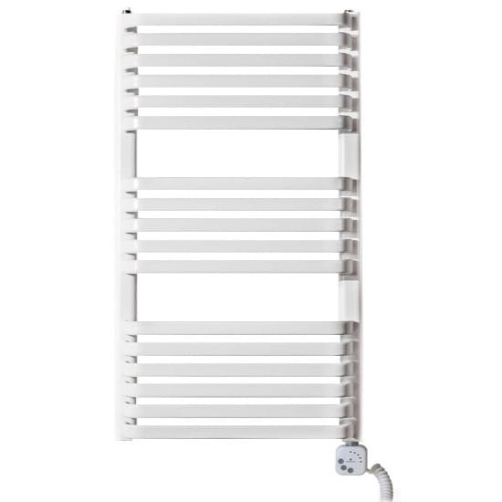 LUX-PIA9345309003EPVW600_0 Электрический полотенцесушитель Luxrad Piatto 934х530 вертикальный, белый матовый (PIA9345309003EPVW600)