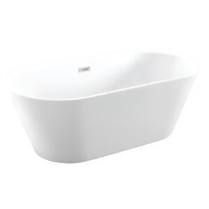 Ванна акриловая VBI Etna 1600х750 овальная, белая глянцевая (VBI-070116)