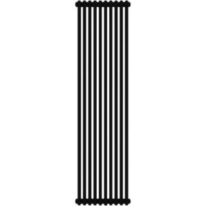 Дизайнерский радиатор Irsap Tesi 3 2000x474 вертикальный, черный матовый (RT 3 2000 10 K1 A4 50 N)