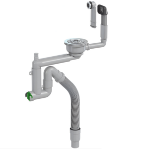 Сифон для мойки PREVEX Smartloc 1 1/2" пластик, серый (41K13929)