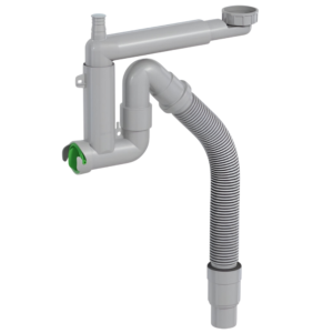 Сифон для мойки PREVEX Smartloc пластик, серый (41N03910)