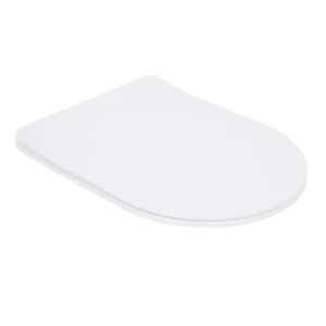 Сиденье для унитаза Qtap Robin 520660 Scorpio 520660 дюропласт, с микролифтом, быстросъемное, плоское