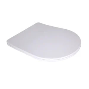 Сиденье для унитаза напольного Qtap Grand дюропласт, с микролифтом, быстросъемное, плоское