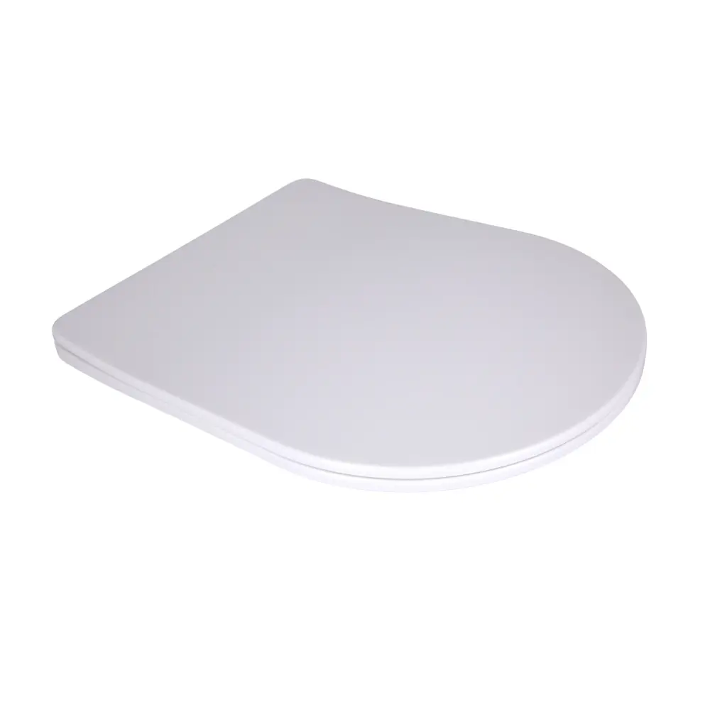 SD00053639_1 Сиденье для унитаза напольного Qtap Grand дюропласт, с микролифтом, быстросъемное, плоское
