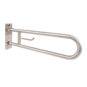 Поручень Эверест пристенный откидной 200х700х80 с держателем туалетной бумаги (PU-01b)