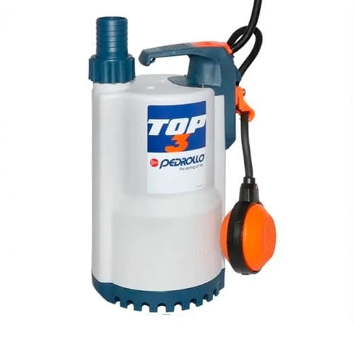 TK-48TOP13A1 Дренажный насос Pedrollo Top 3 230 В 0,55 кВт H 10 м Q 260 л/мин с поплавком (48TOP13A1)