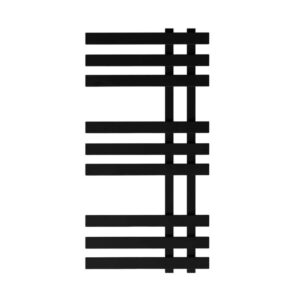 Водяной полотенцесушитель Rastas Magnus 1000x500 низкоуглеродистая сталь, черный матовый