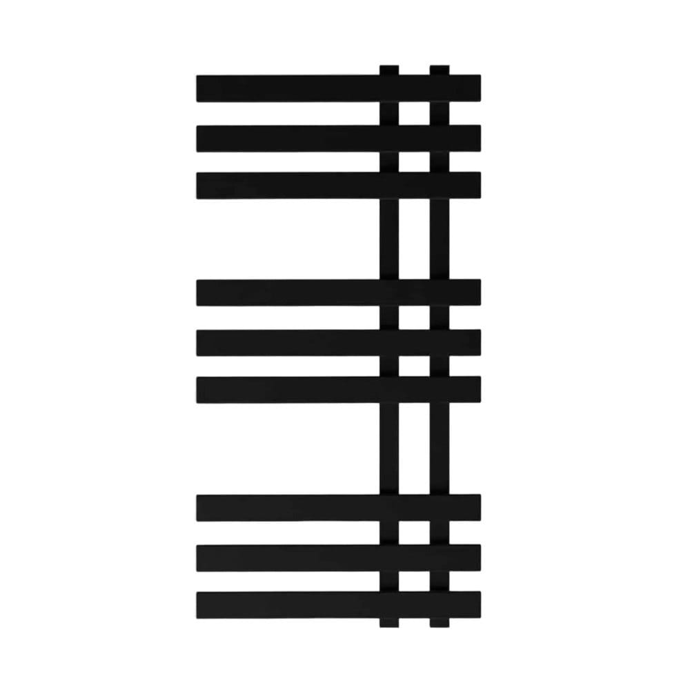 TPT-141493 Водяной полотенцесушитель Rastas Magnus 1000x500 низкоуглеродистая сталь, черный матовый