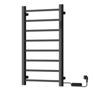 Электрический полотенцесушитель Rastas Siena 800x350 вертикальный, черный матовый (RR-CN800-350SB-R)