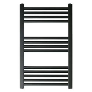 Водяной полотенцесушитель Rastas Siena 800x400 низкоуглеродистая сталь, черный матовый (RR-CN800400B)