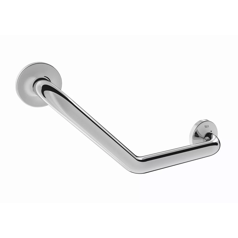 UIN-A816931001_1 Поручень угловой Roca Access Comfort 348х480х80 полированная нержавеющая сталь (A816931001)
