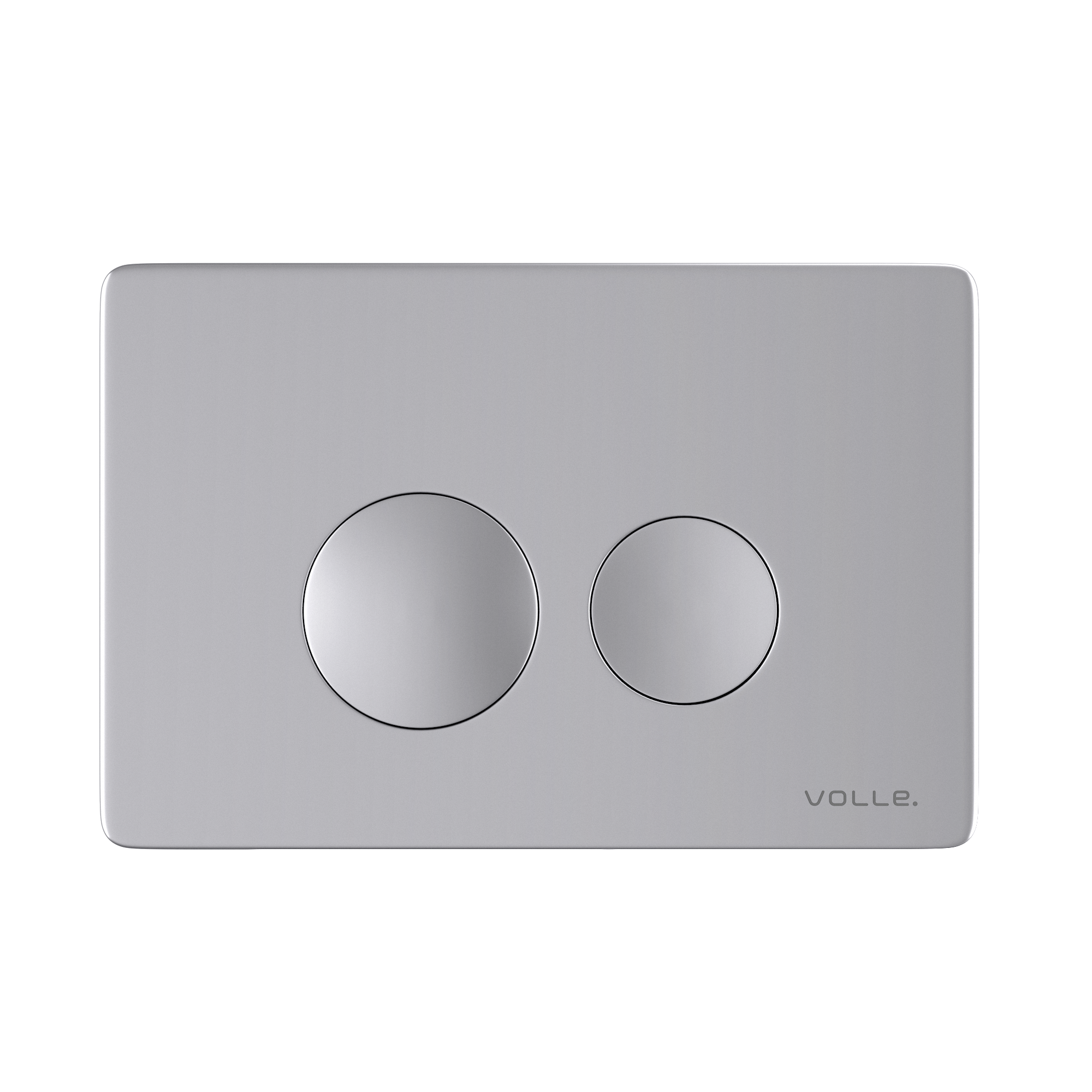 100159 Кнопка для инсталяции VOLLE Viso Ola прямоугольная, хром матовый (2230.010113)