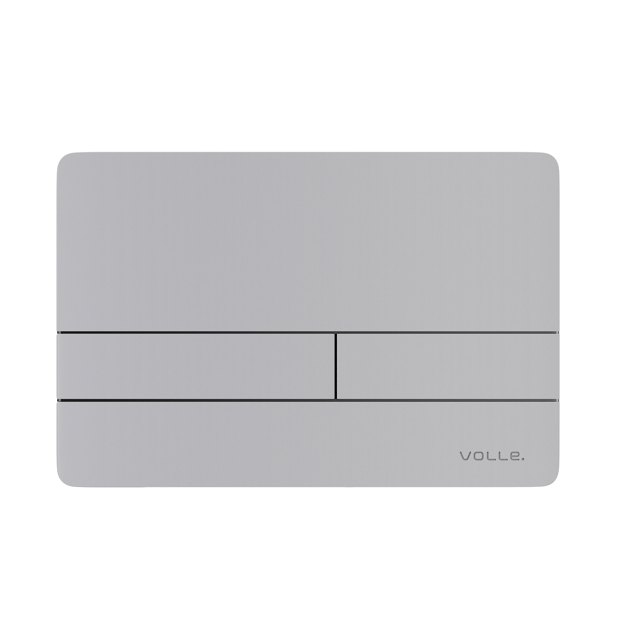 100163 Кнопка для инсталяции VOLLE Alegra Ola прямоугольная, хром матовый (2230.010213)