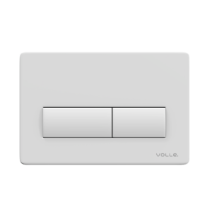 Кнопка для инсталяции VOLLE Largo Ola прямоугольная, белый матовый (2230.010407)