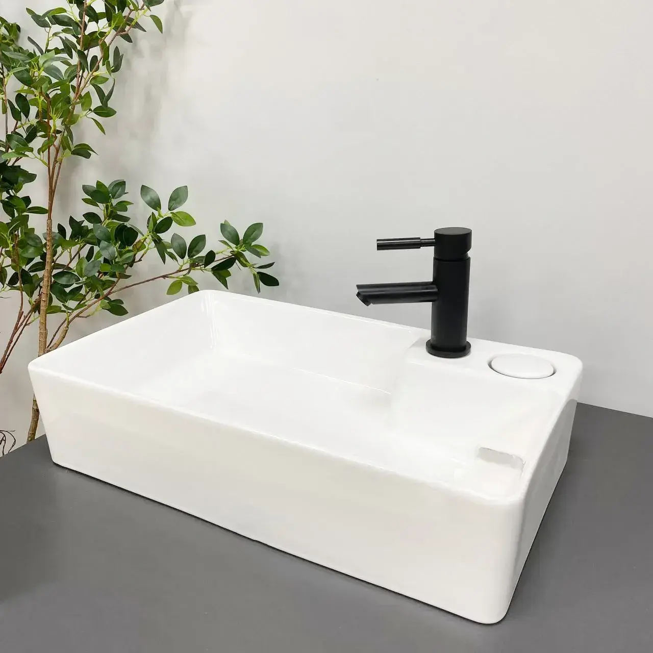 49384303850452 Умывальник накладной VBI Altamura M 595х350