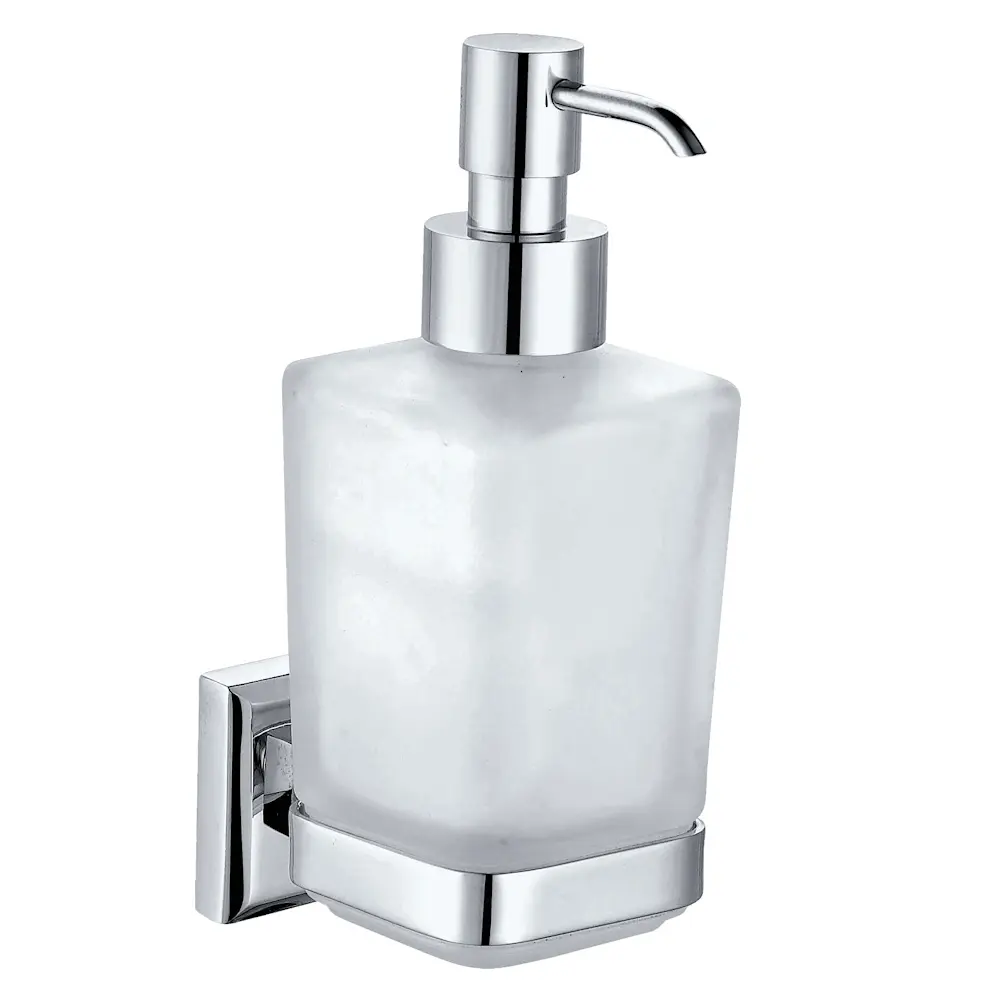 66b61335900e6b91cec0286de17f54411aff4105d9a2e_1500_1500 Дозатор для жидкого мыла Aqua Rodos Леонардо 9933 настенный, хром (АР000040562)