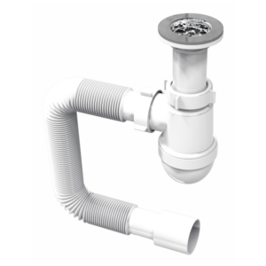 Сифон для раковины RJ пластик, белый (RSW405080)