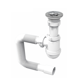Сифон для раковины RJ пластик, белый (RSW405080-2)